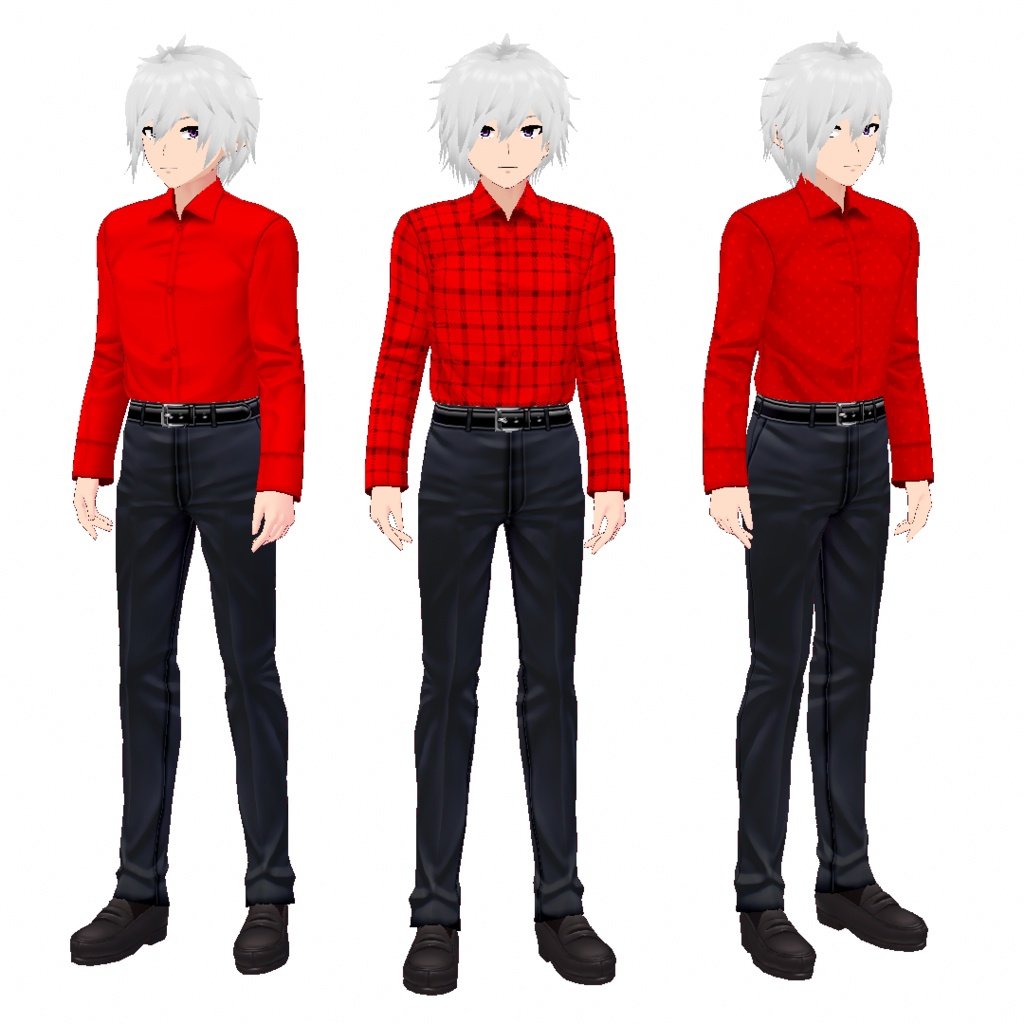 【VRoid】カラーシャツ