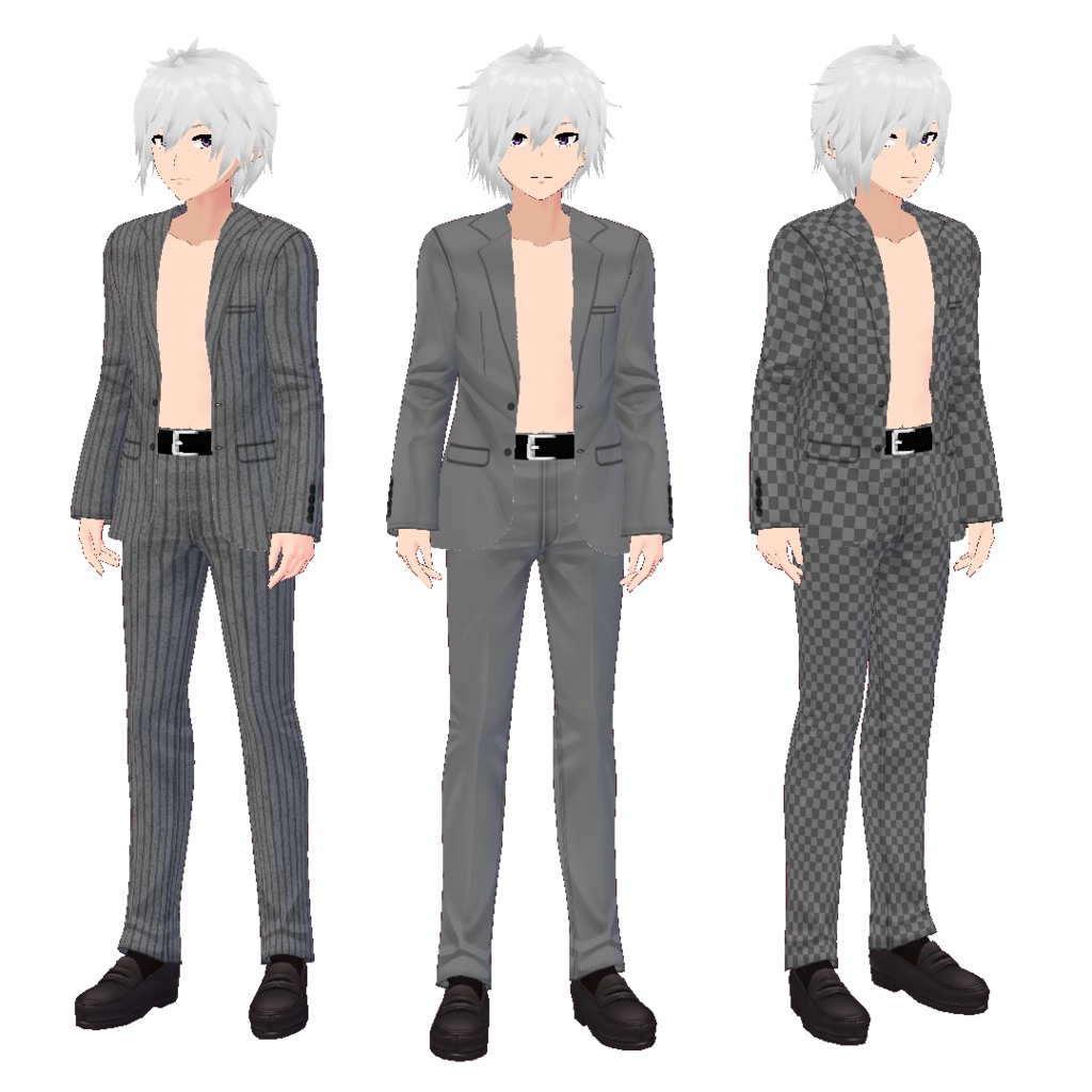 【VRoid】カラフルスーツ