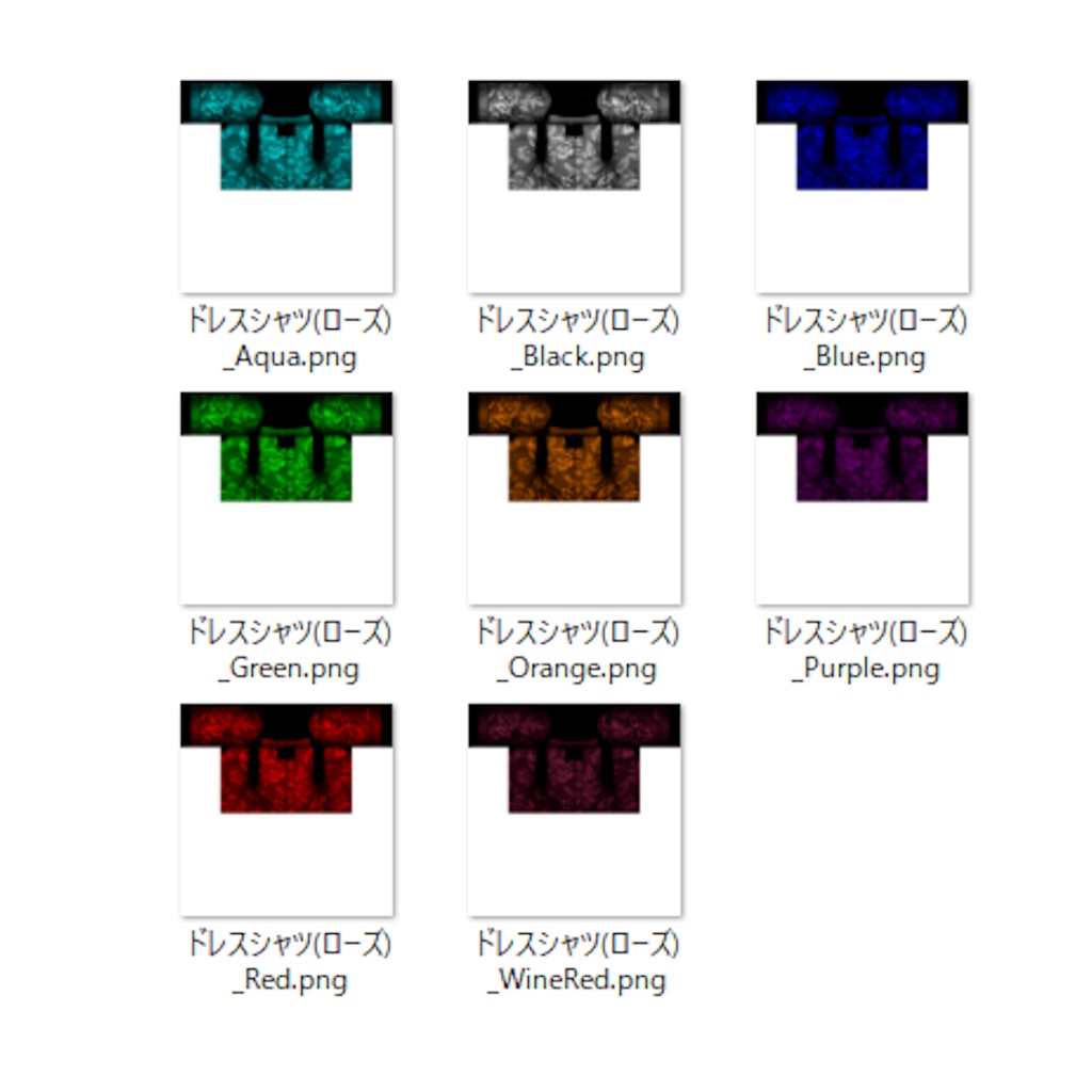 【VRoid】ドレスシャツ