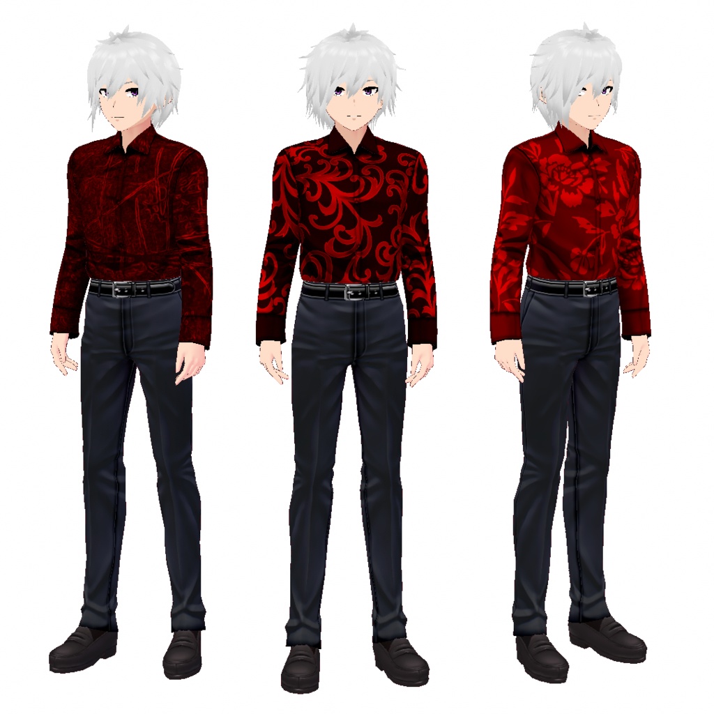 【VRoid】ドレスシャツ