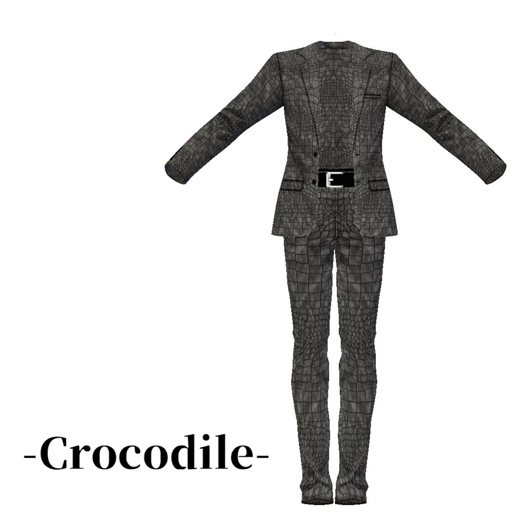 【VRoid】ヤクザスーツ