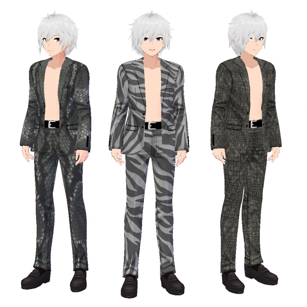 【VRoid】ヤクザスーツ