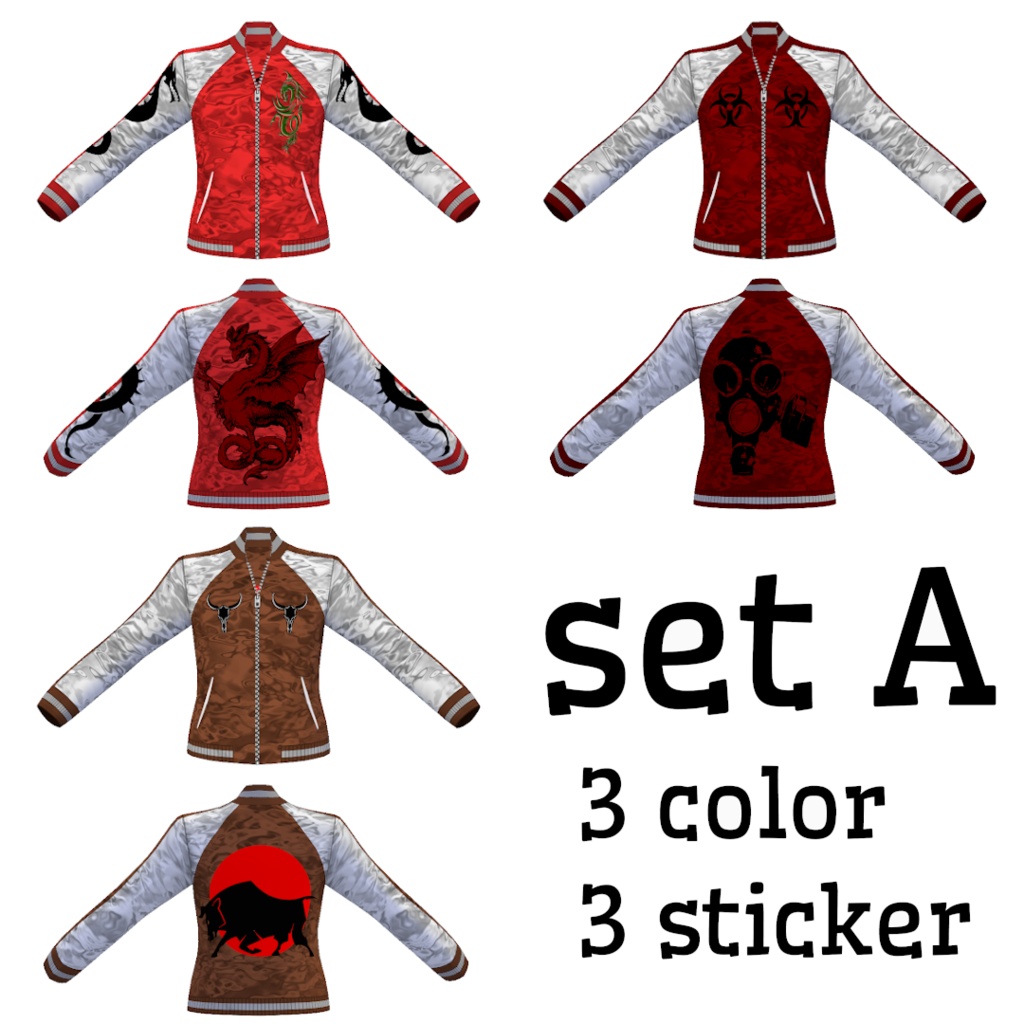 【VRoid】スカジャン