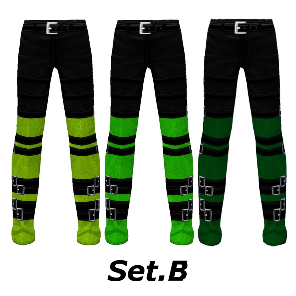 【VRoid】パンクボトムス