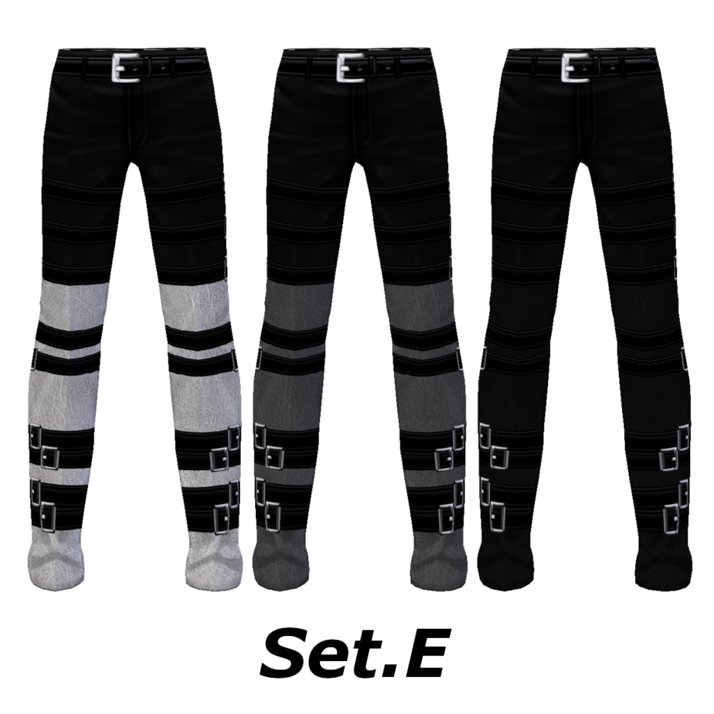 【VRoid】パンクボトムス