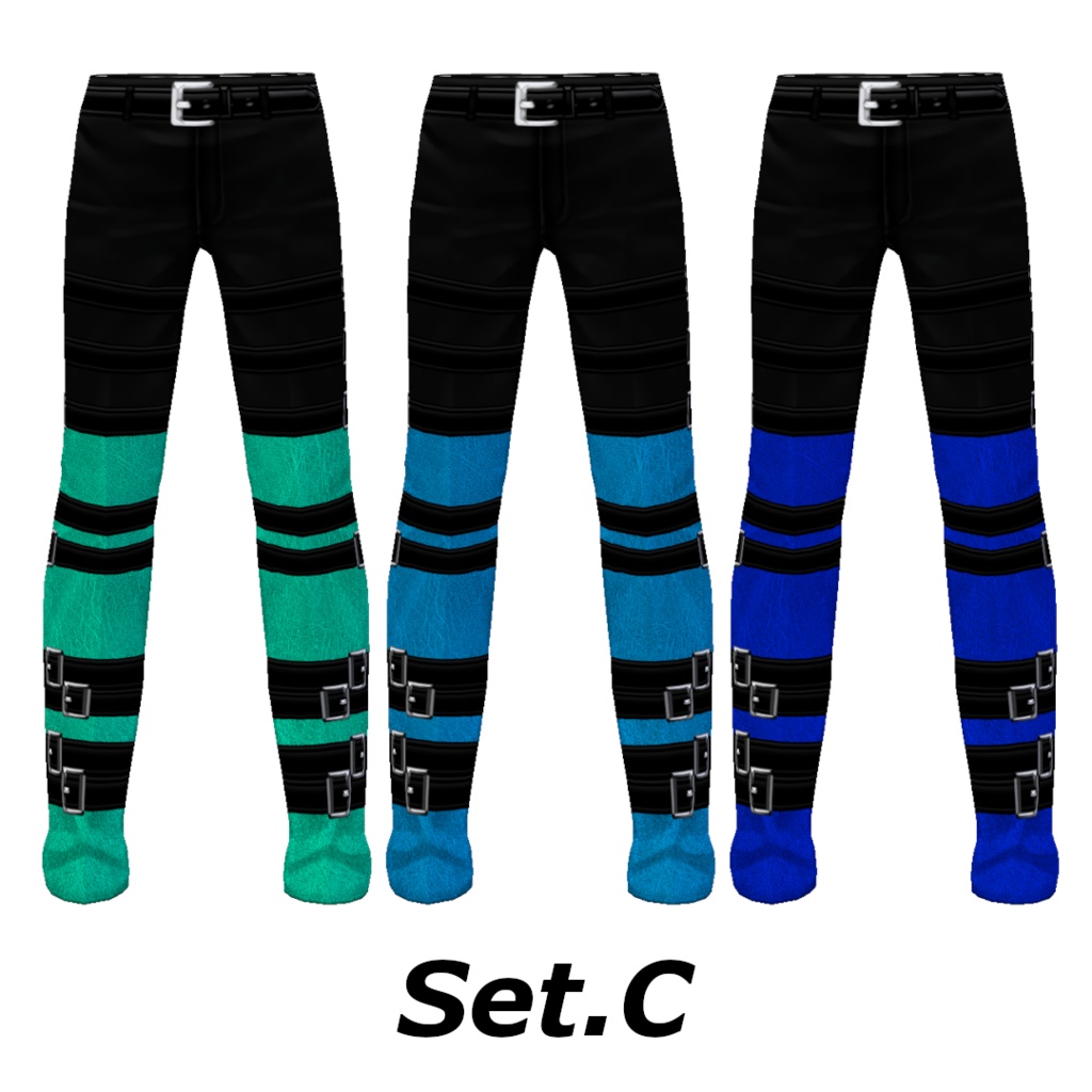 【VRoid】パンクボトムス