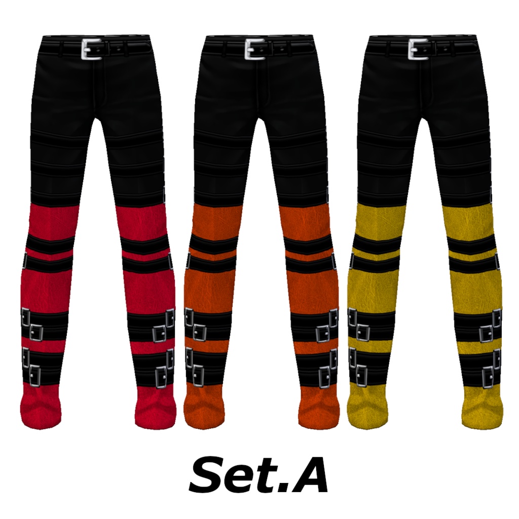 【VRoid】パンクボトムス