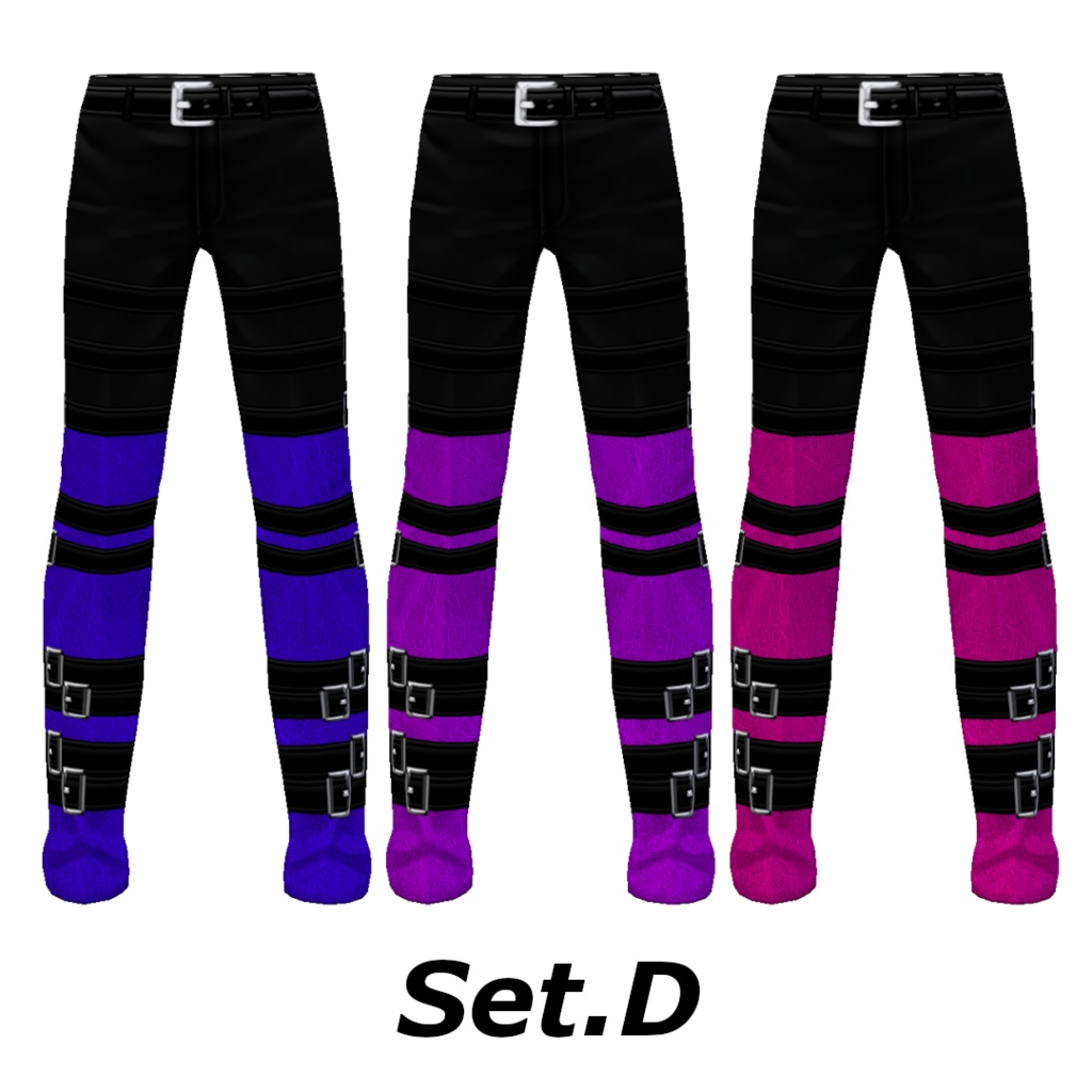 【VRoid】パンクボトムス