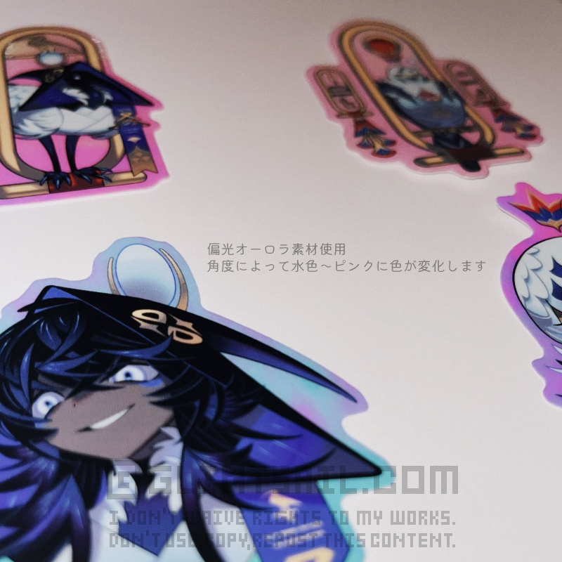 Egyptian Birds Sticker