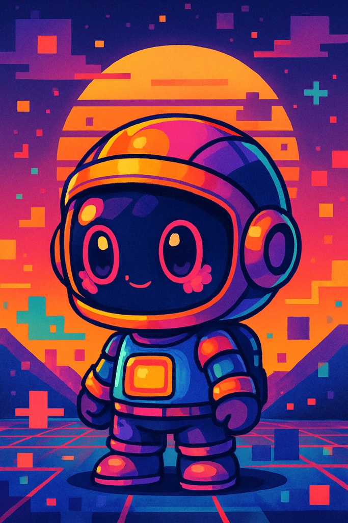 ネオン・チビアストロノート / Neon Chibi Astronaut