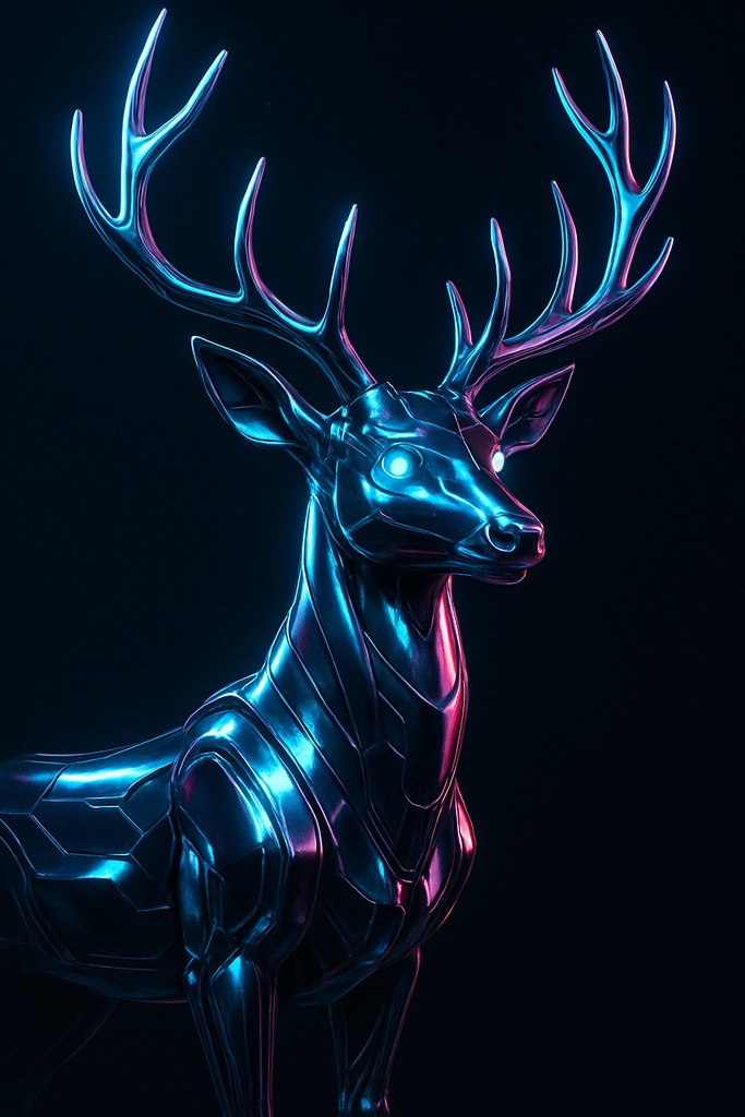 ネオンメタリック・サイバースタッグ Neon Metallic Cyber Stag