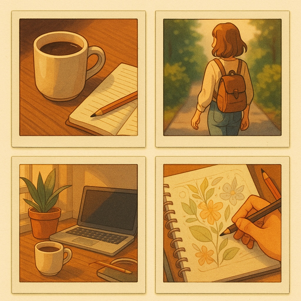 Lo-Fi Mini Story Tiles|ローファイ日常ミニタイル 2枚セット