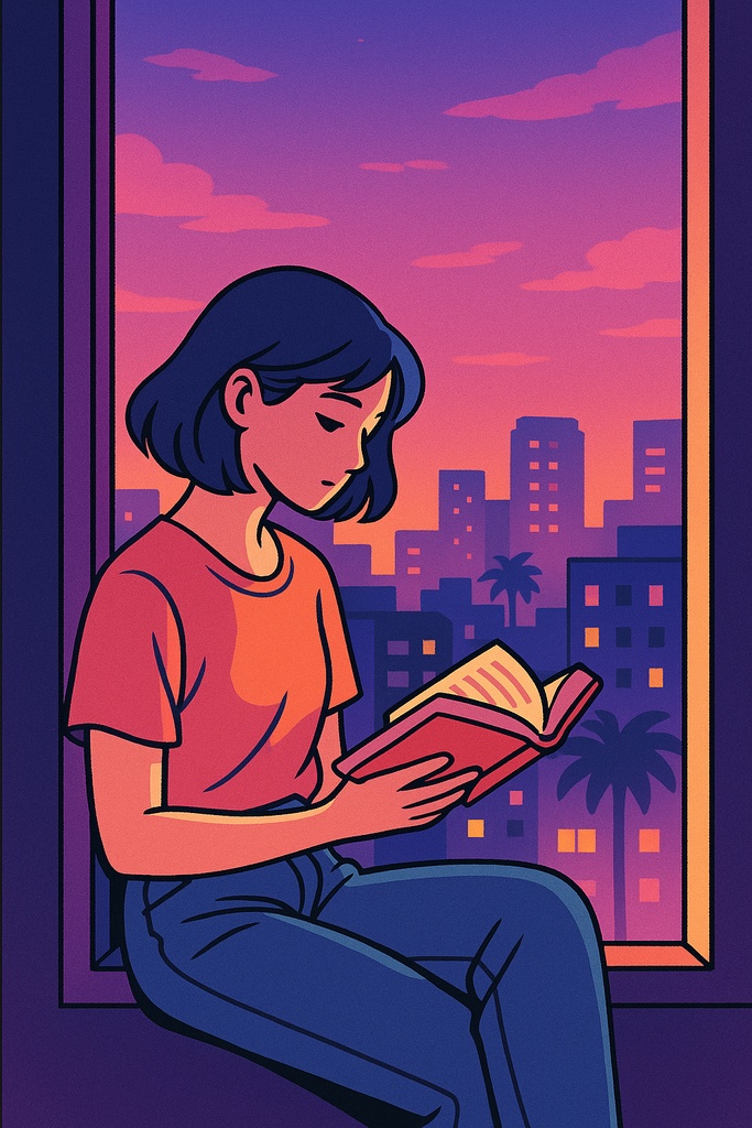 【AIイラスト8枚セット】シティポップ×チルライフスタイル コレクション AI Citypop Chill Life: 8-piece Retro Illustration Set