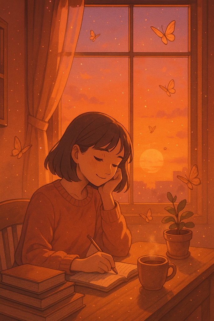 Dreamy Lo-Fi Room Collection|癒しルーム・人物&風景AIイラストセット- おまけ動画ファイル3つ同梱