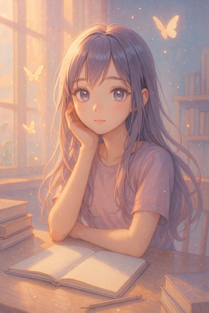Dreamy Lo-Fi Room Collection|癒しルーム・人物&風景AIイラストセット- おまけ動画ファイル3つ同梱
