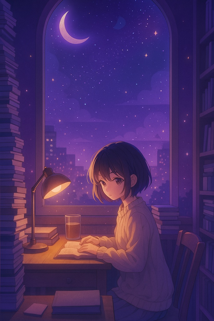 Dreamy Lo-Fi Room Collection|癒しルーム・人物&風景AIイラストセット- おまけ動画ファイル3つ同梱