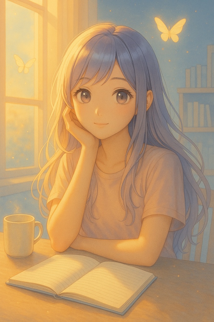 Dreamy Lo-Fi Room Collection|癒しルーム・人物&風景AIイラストセット- おまけ動画ファイル3つ同梱