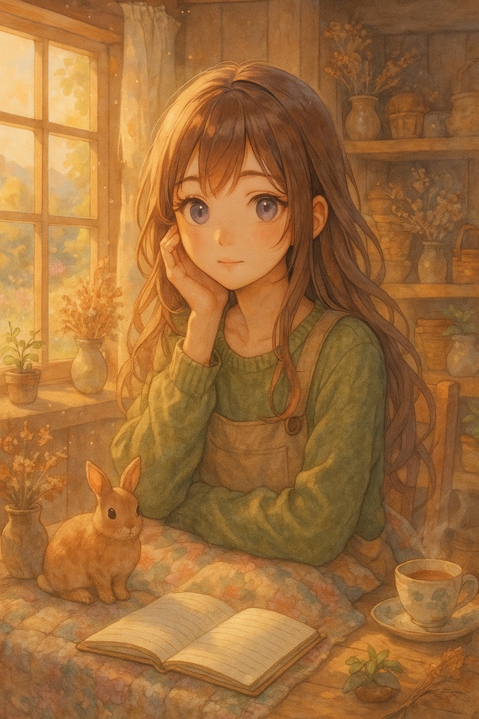 Eco‑Cottagecore Retreat バリエーションセット|癒しコテージ・AIイラスト15枚コレクション