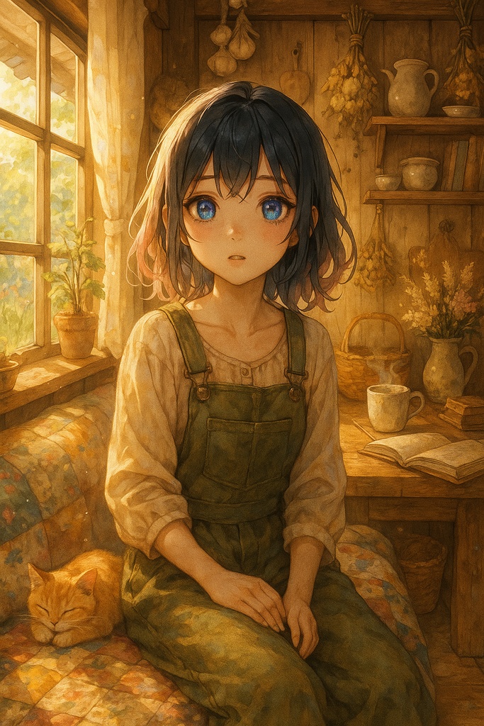 Eco‑Cottagecore Retreat バリエーションセット|癒しコテージ・AIイラスト15枚コレクション