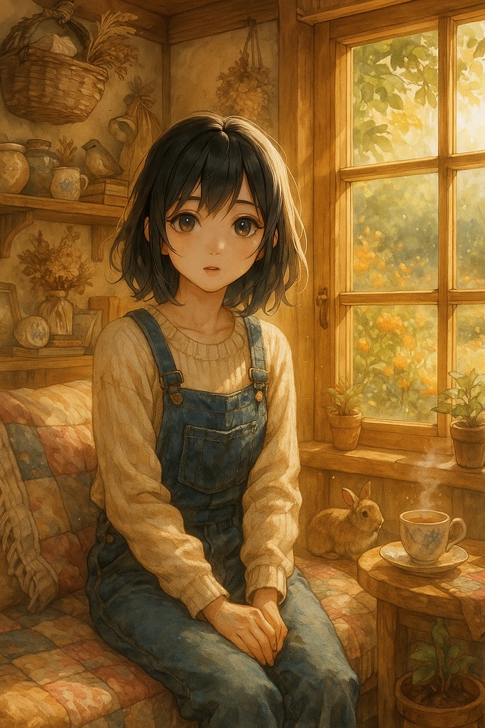 Eco‑Cottagecore Retreat バリエーションセット|癒しコテージ・AIイラスト15枚コレクション