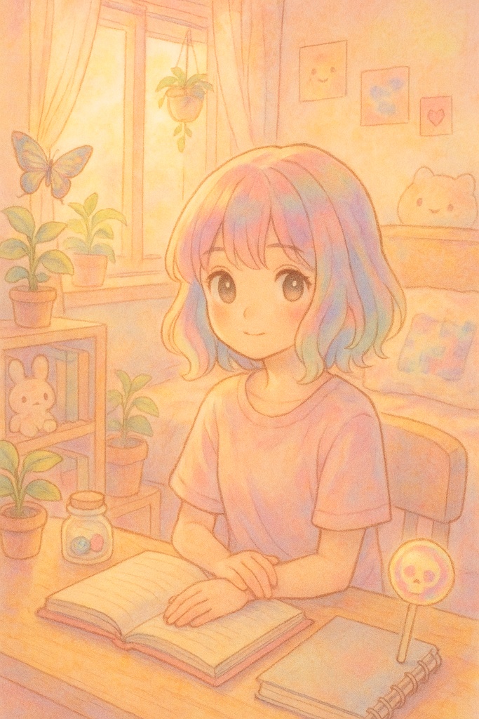 Dreamy Pastel Room 10枚セット|ふんわり配色・ゆめかわAIイラストコレクション