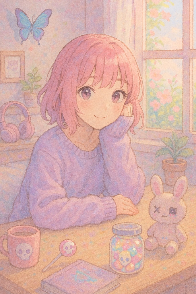 Dreamy Pastel Room 10枚セット|ふんわり配色・ゆめかわAIイラストコレクション