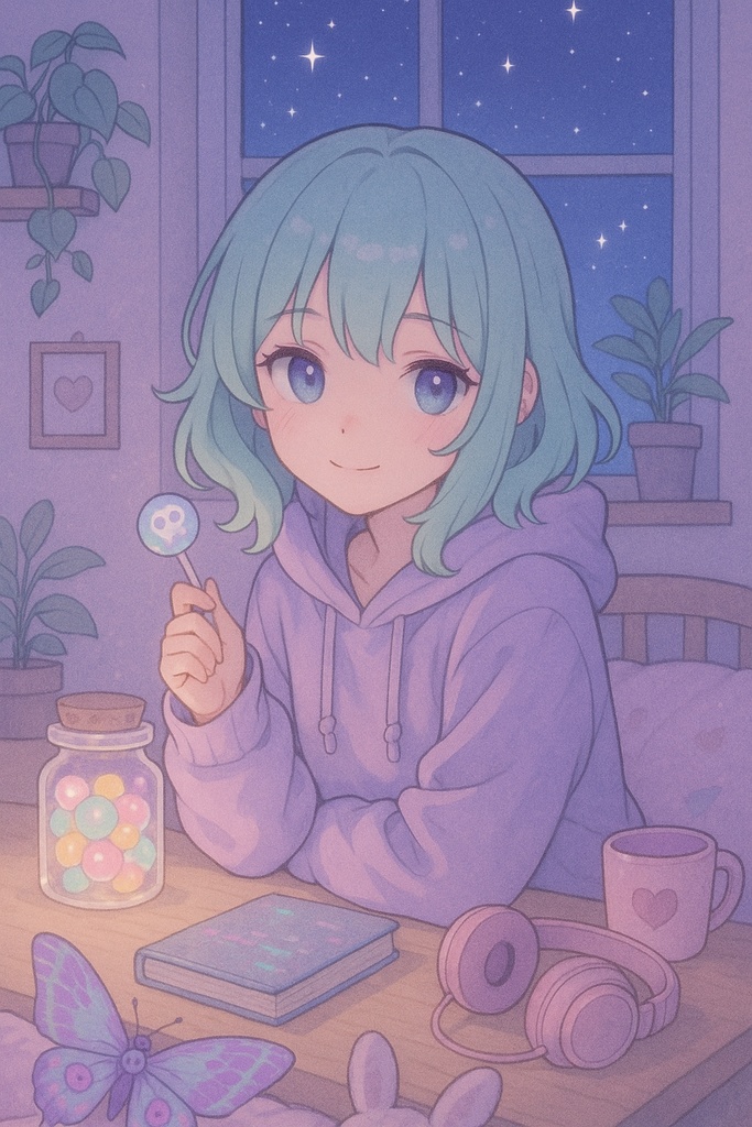 Dreamy Pastel Room 10枚セット|ふんわり配色・ゆめかわAIイラストコレクション