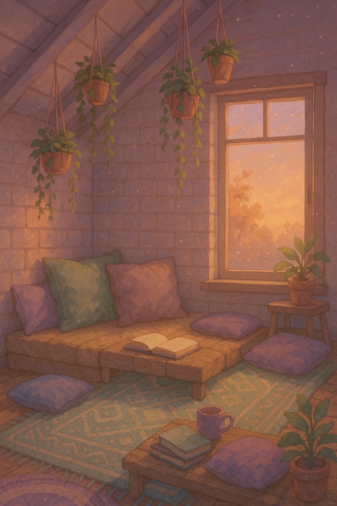 Dreamy Lo-Fi Backgrounds 20枚セット|キャラなし癒し背景素材コレクション
