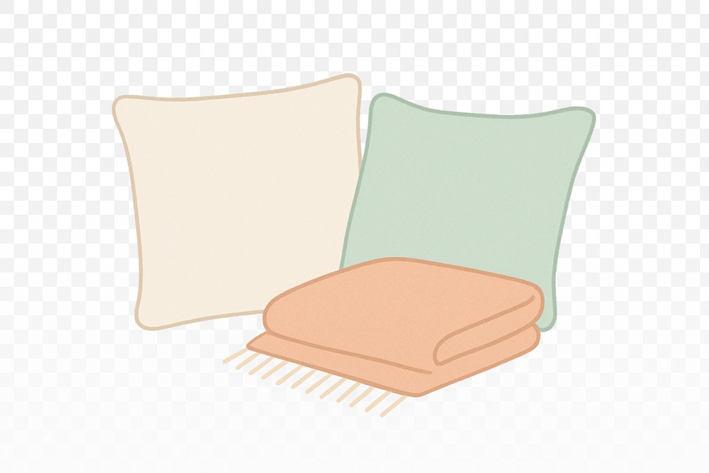 ルームアセット素材22点セット|合成用透明PNG/北欧パステル・ナチュラル