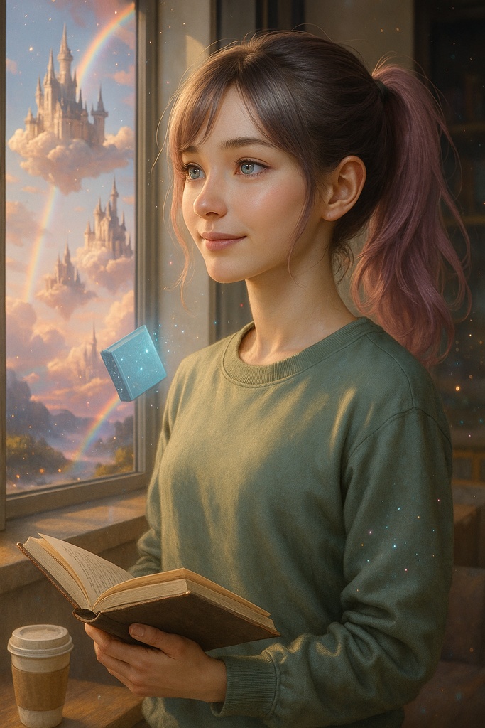 ドリームコア×ファンタジー少女 19枚AIイラストセット