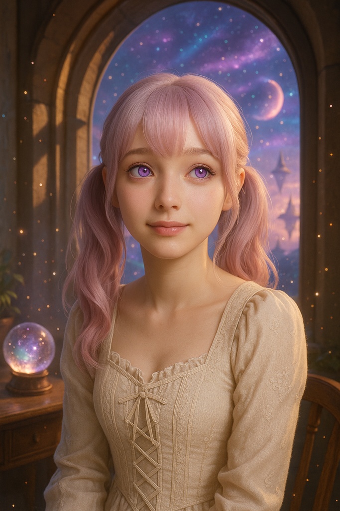 ドリームコア×ファンタジー少女 19枚AIイラストセット