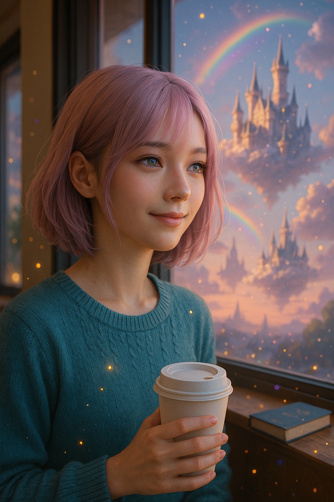 ドリームコア×ファンタジー少女 19枚AIイラストセット