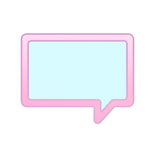 (無料配布)ネオン吹き出し&フレーム4種セット - サイバー会話・動画演出・配信向け