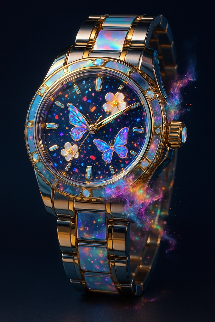 ネオン蝶とガラス細工の幻想アイテム30点壁紙セット – 闇ポップ毒菓子の遺産