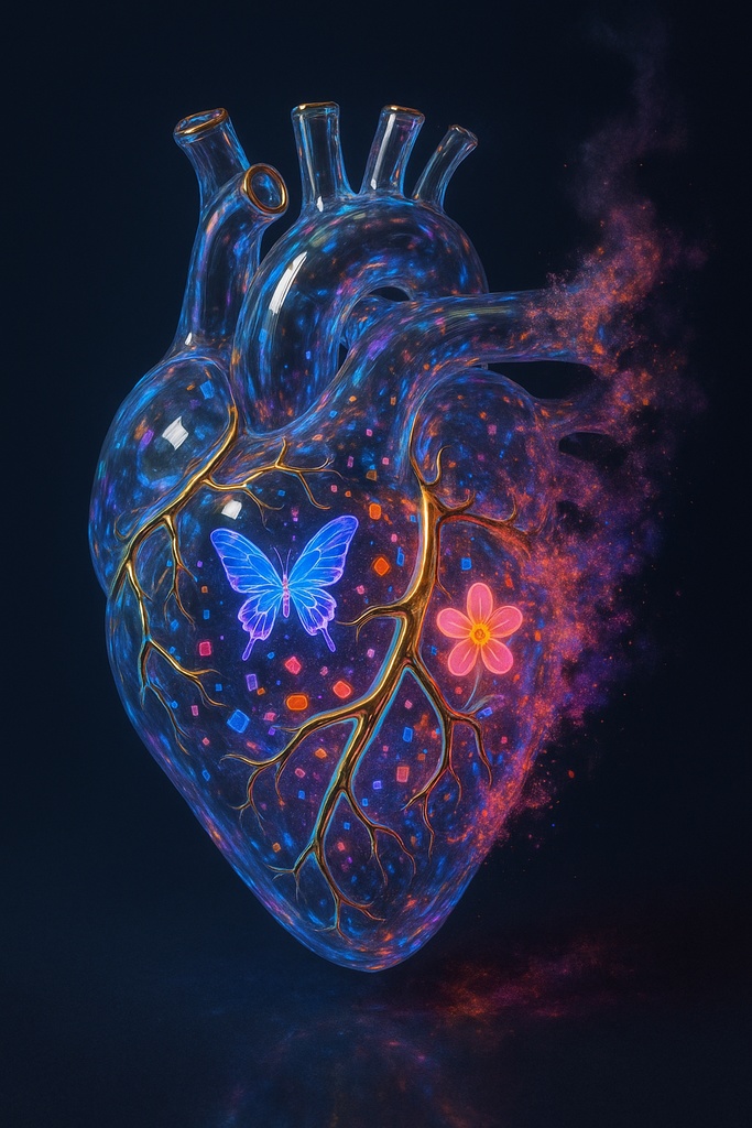 ネオン蝶とガラス細工の幻想アイテム30点壁紙セット – 闇ポップ毒菓子の遺産