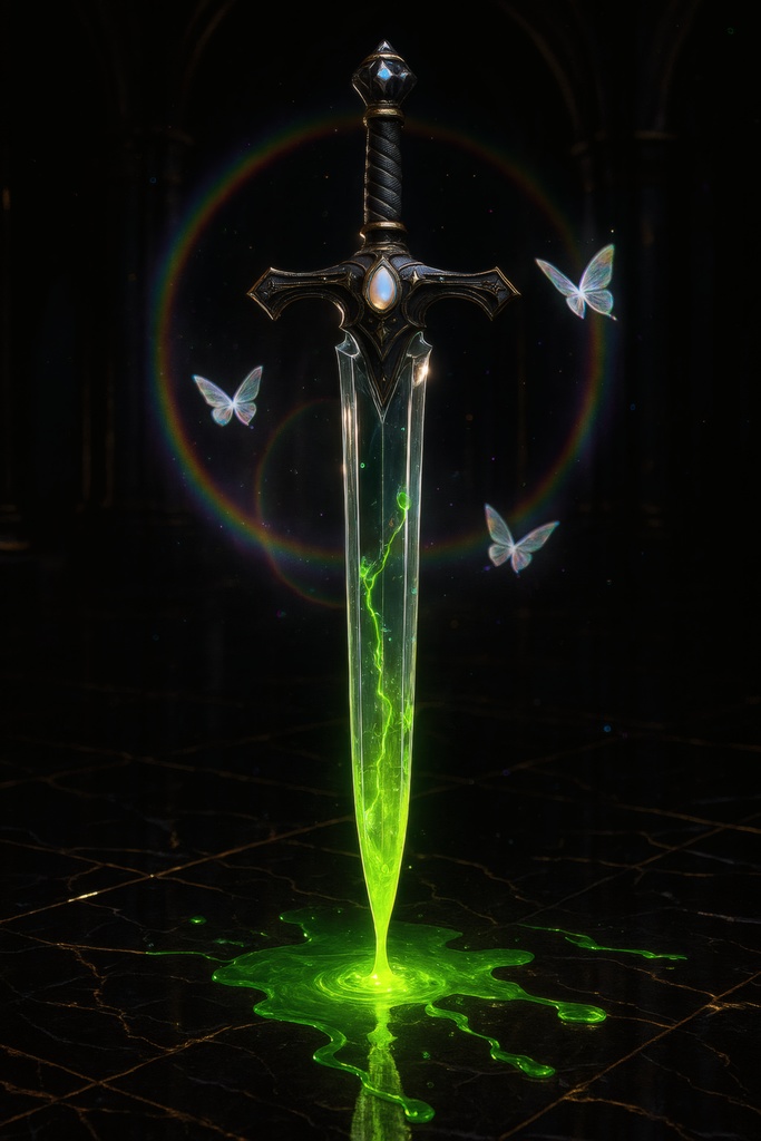 伝説のクリスタルソードと魔法の蝶 — 闇ダンジョンセット(全31枚)