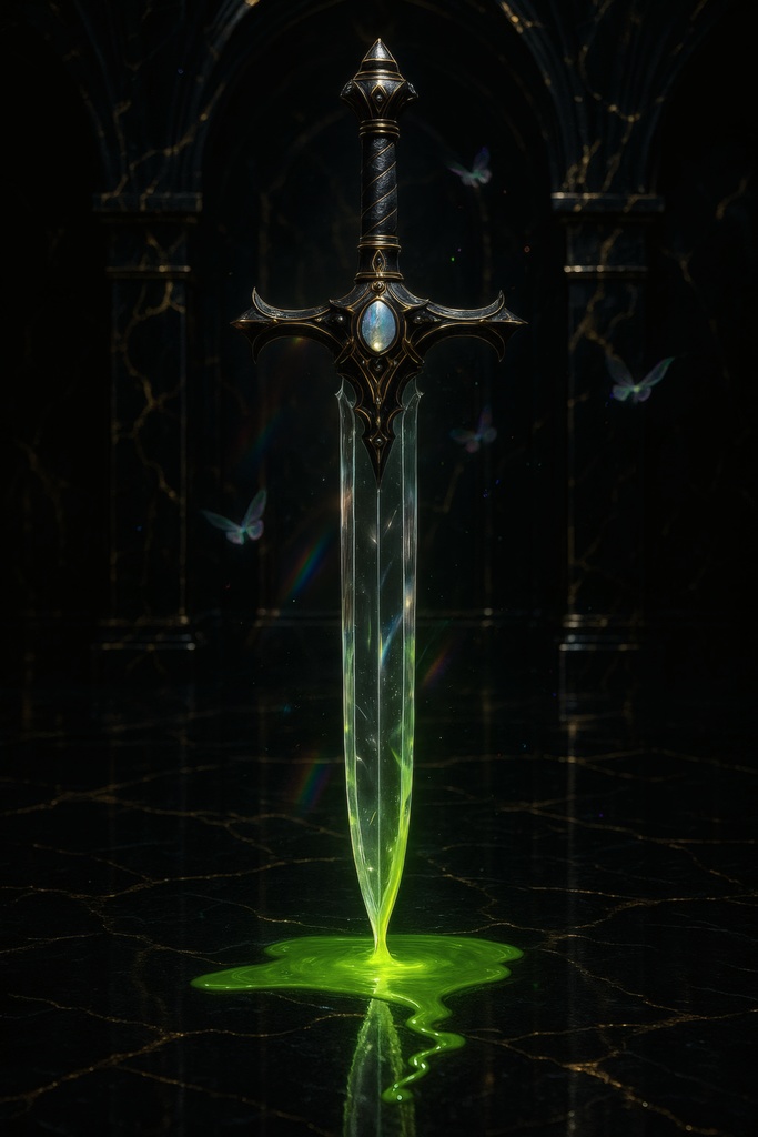 伝説のクリスタルソードと魔法の蝶 — 闇ダンジョンセット(全31枚)