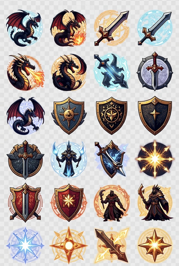 【50個限定】ファンタジーRPGスキルアイコンコレクション / Fantasy RPG Skill Icons Collection