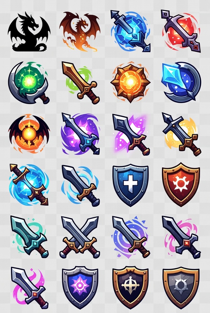 【50個限定】ファンタジーRPGスキルアイコンコレクション / Fantasy RPG Skill Icons Collection