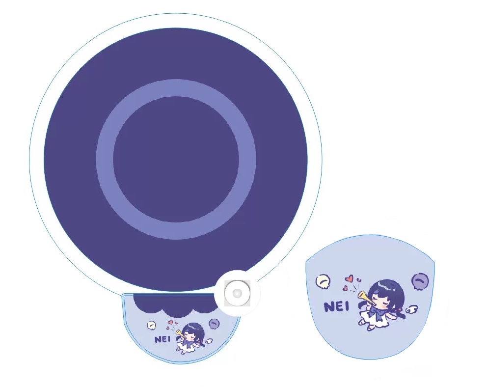 先斗寧折りたたみうちわ