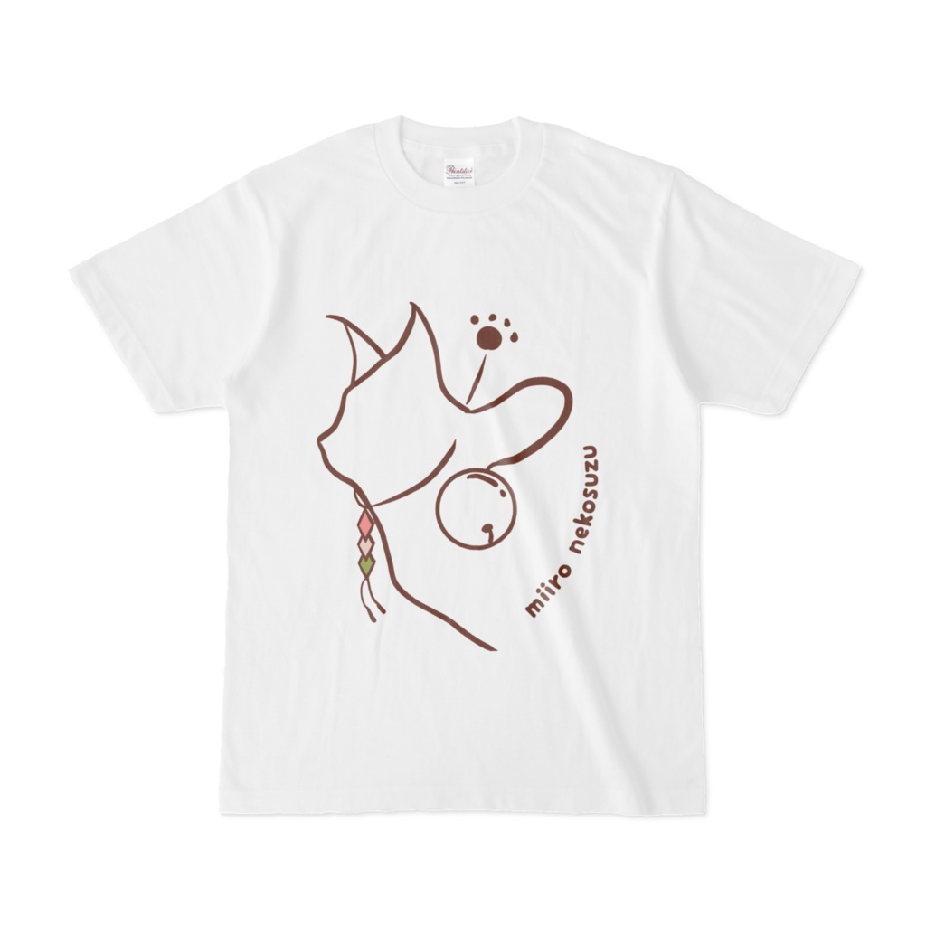 【猫鈴三色】モチーフロゴTシャツ