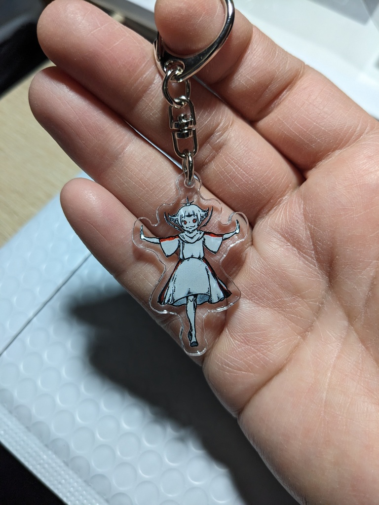 「あの子」アクリルキーホルダー&原画セット