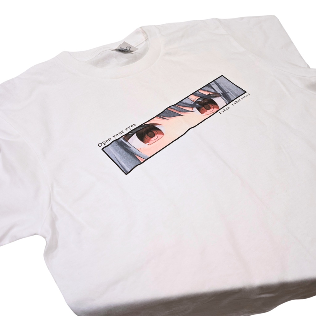 不片 オリジナルTシャツ(open your eyes)