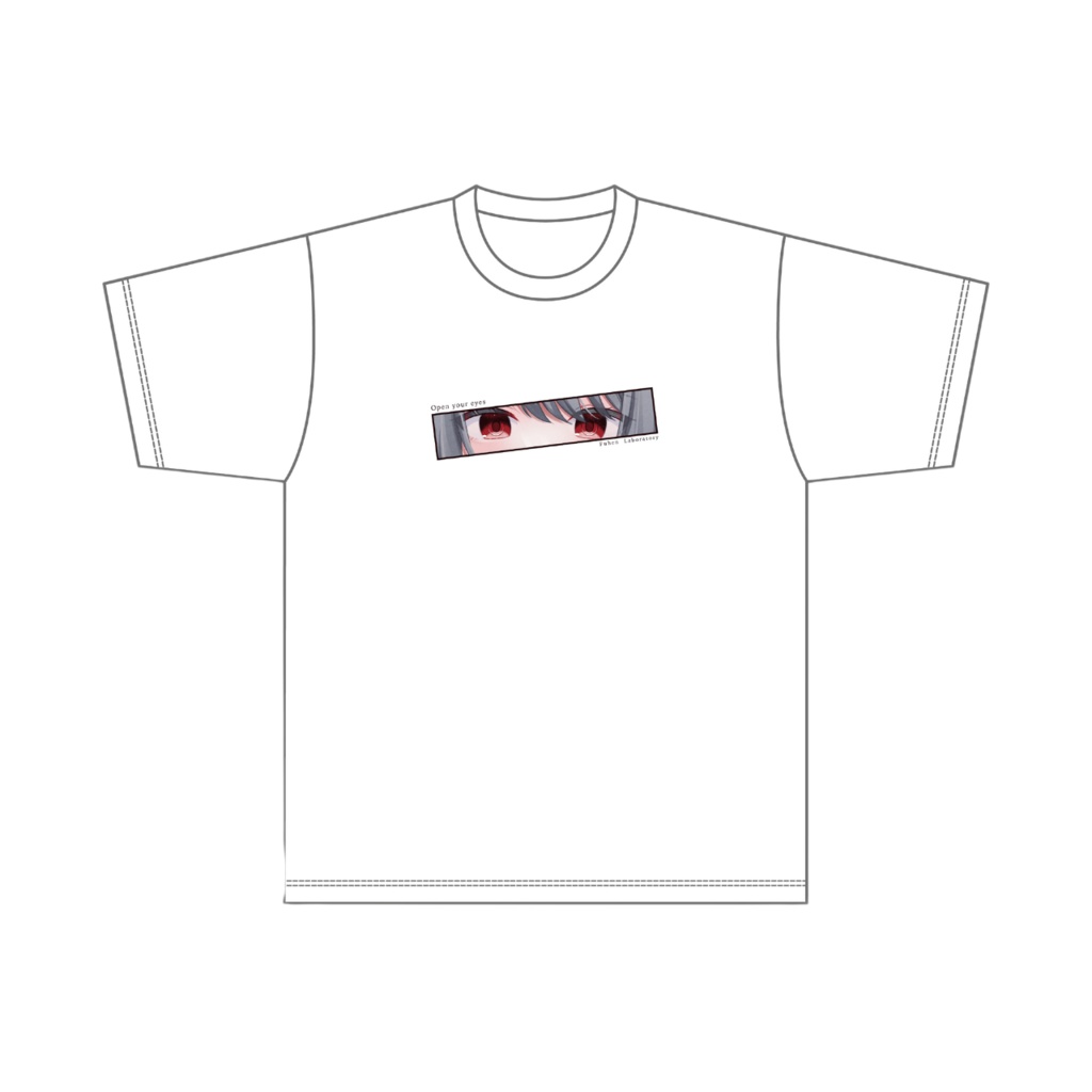 不片 オリジナルTシャツ(open your eyes)