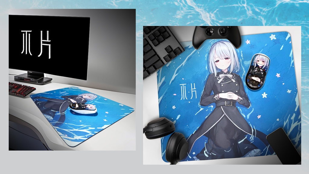 ksk × FUHEN コラボレーション ゲーミングマウスパッド マウスソール