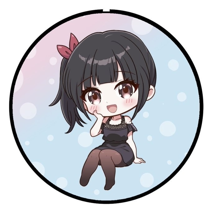 渕﨑けけろ 缶バッジ57mm(ホログラム入り)