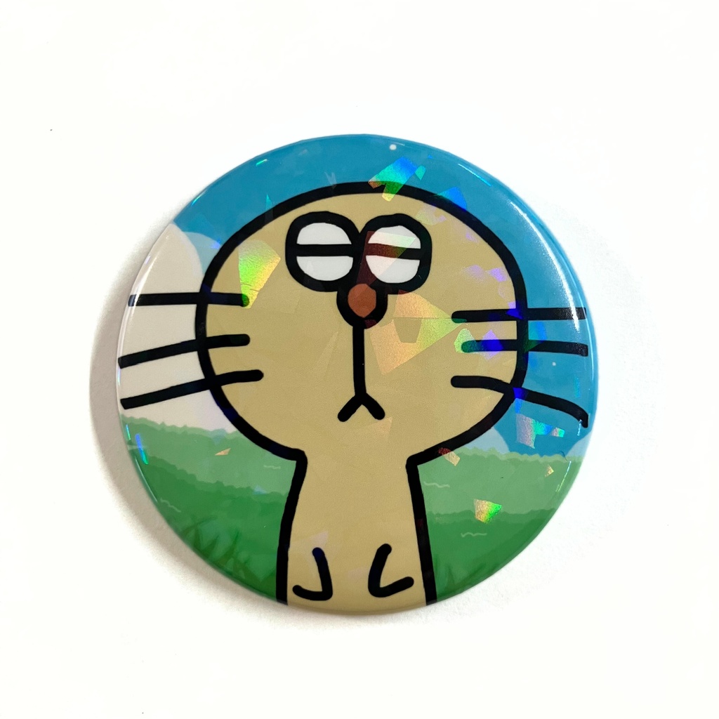 長谷川さん 缶バッジ57mm(ホログラム入り)