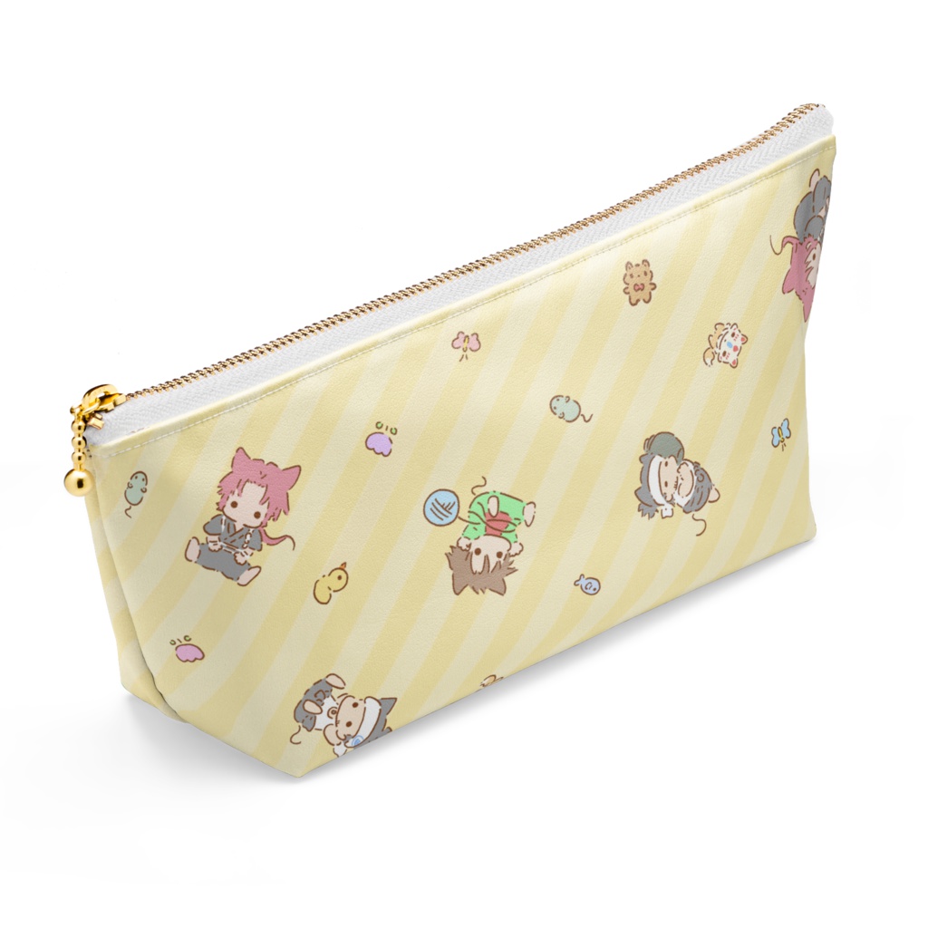 三名槍にゃんこ ポーチ