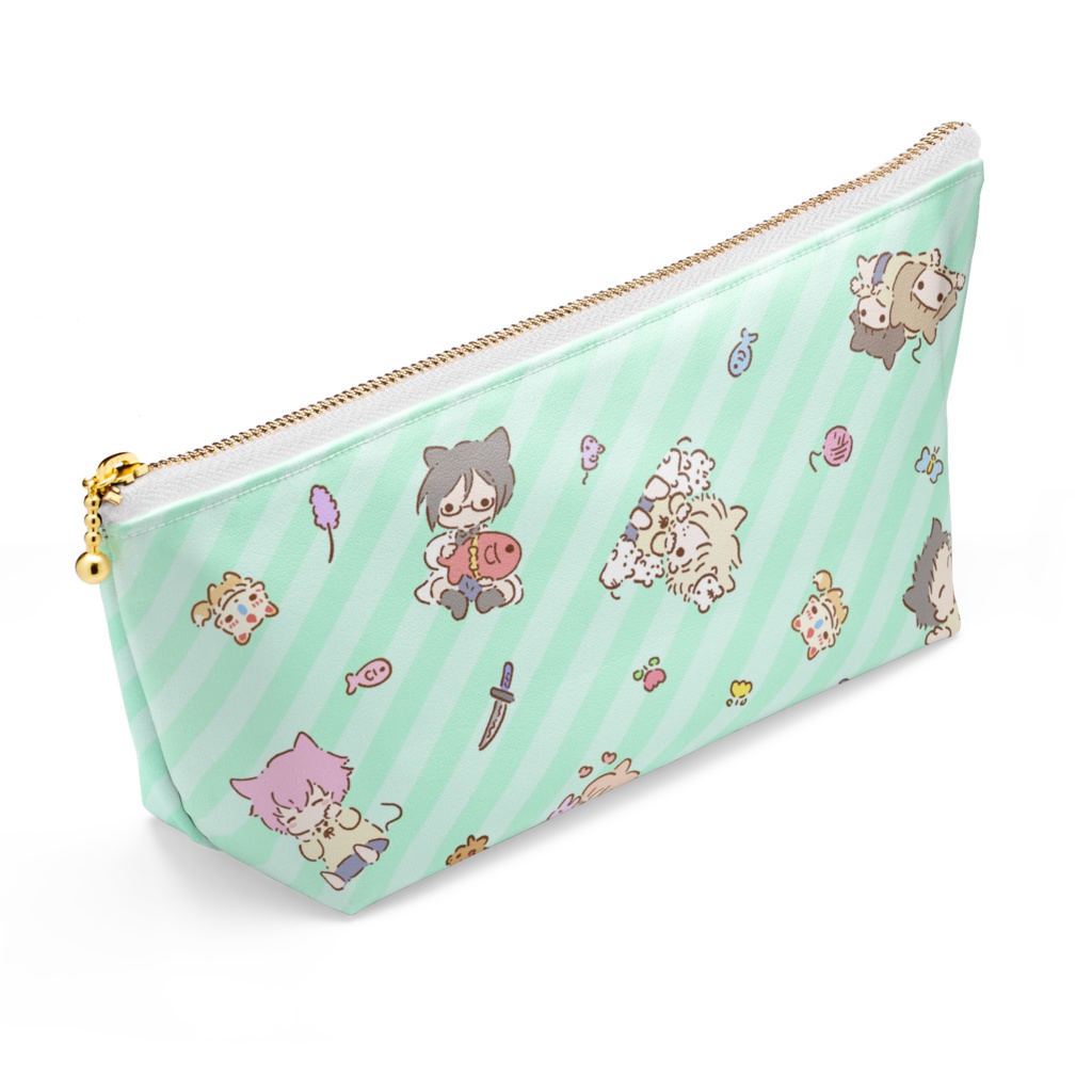 藤四郎にゃんこ ポーチ