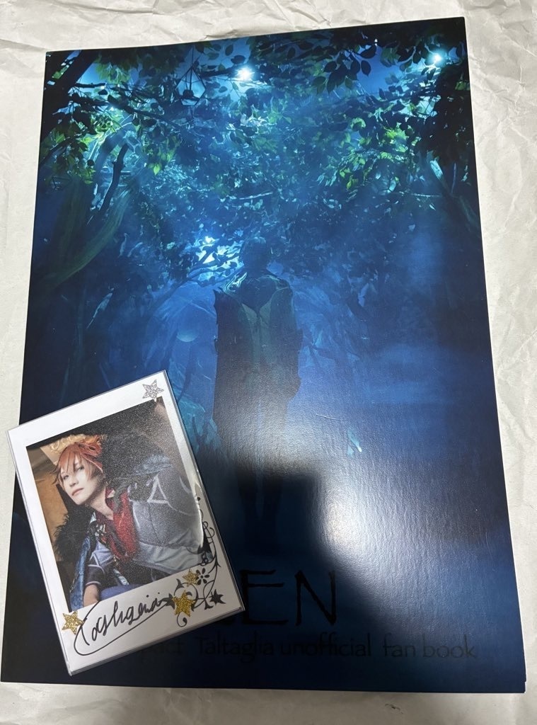 【匿名配送】タルタリヤ写真集チェキ風カードセット